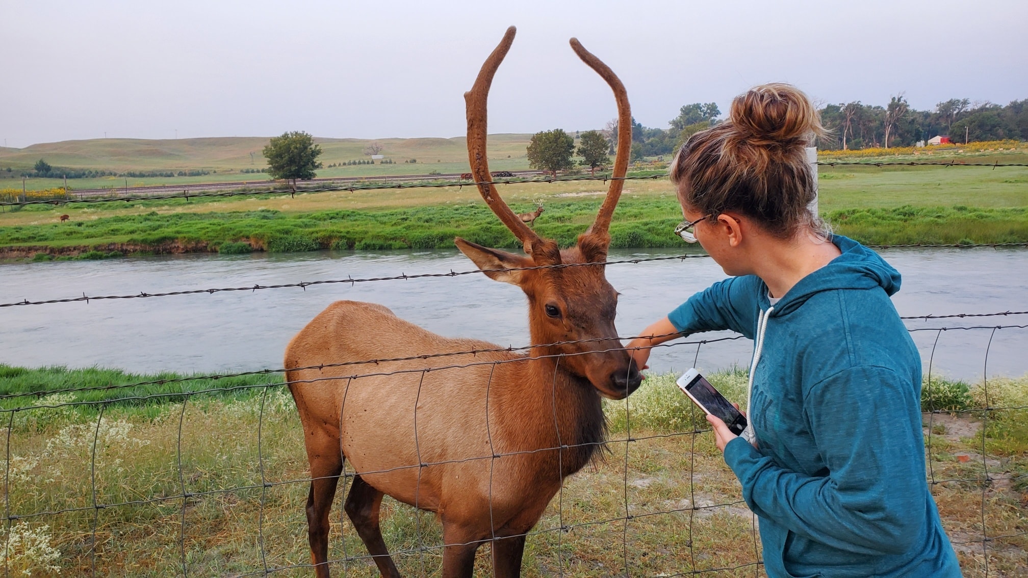 Valentine National Wildlife Refuge in the Nebraska Sandhills with wetlands lakes and wildlife viewing