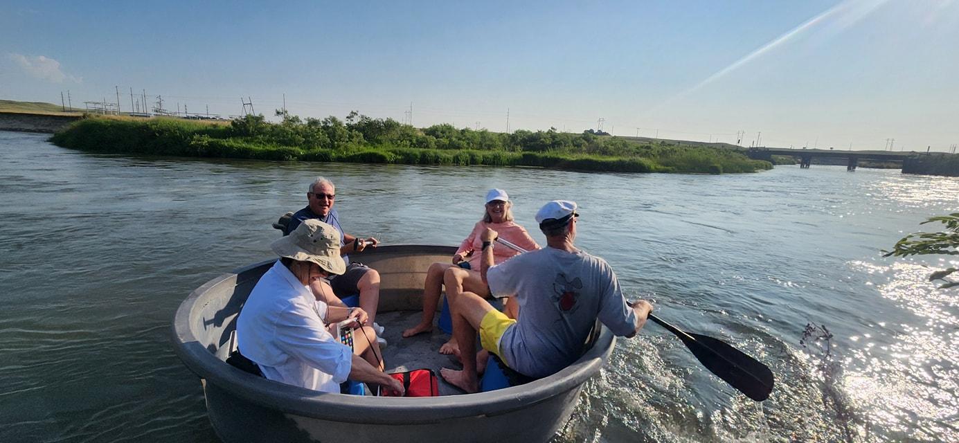 Middle Loup River tour near Thedford, Nebraska