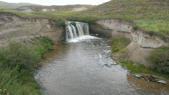 Merritt Reservoir near Valentine Nebraska for fishing boating swimming and camping in the Sandhills